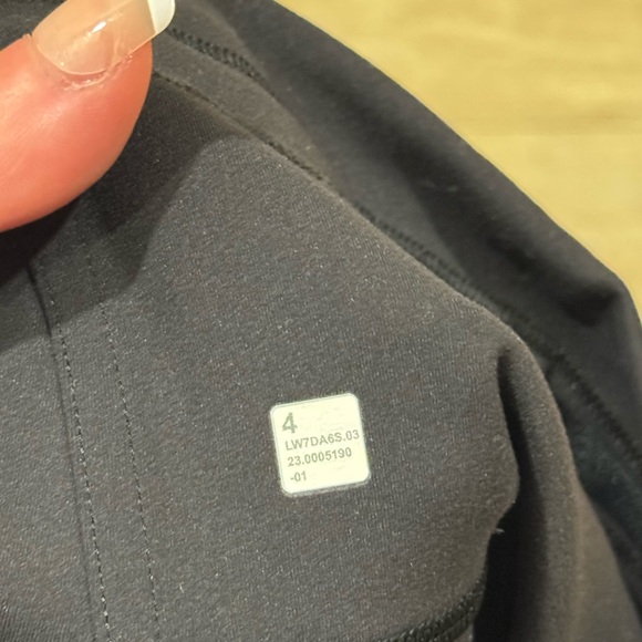 Lululemon Wunder Train Mesh Panel High-Rise Short 6" Black Size 4 - Picture 3 of 5